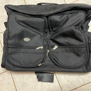 Pathfinder Black Ballistic Nylon  Compartment Garment Travel Bag